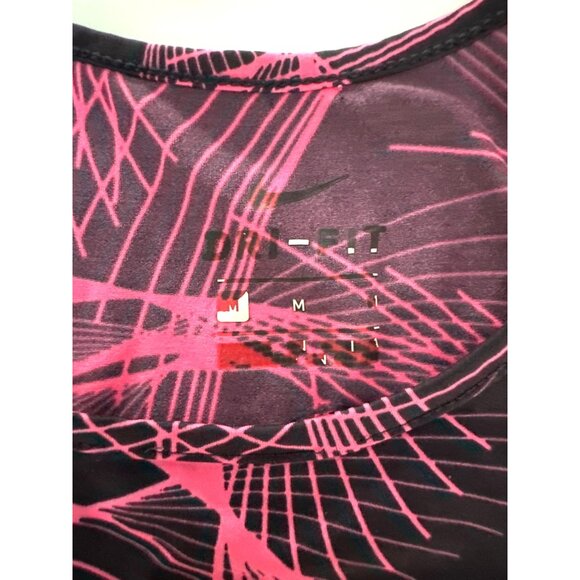 Nike Dri-FIT Womens Tank Top With Abstract Pink Design M - Picture 8 of 8